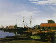 unknow artist View_of_Larsen_Square_near_Copenhagen_Harbor France oil painting artist